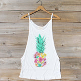 Pineapple Flower Tank: Alternate View #2