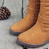 The Pinecone Plaid Booties: Alternate View #2
