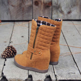 The Pinecone Plaid Booties: Alternate View #3