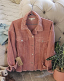 Pink + Corduroy Coat: Alternate View #2