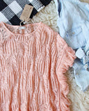 Pink Sage Knit Top: Alternate View #2