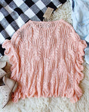 Pink Sage Knit Top: Alternate View #3