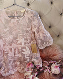 Pink Abalone Lace Top: Alternate View #2