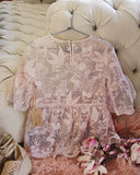 Pink Abalone Lace Top: Alternate View #4