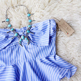 Pinstripe & Bow Top: Alternate View #2