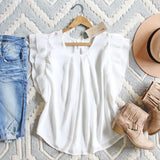 Pintuck Basic Blouse: Alternate View #1