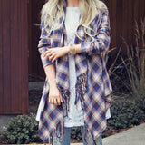 The Plaid & Fringe Top: Alternate View #2