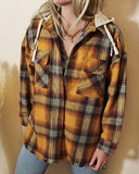 Plaid Harvest Shirt Jacket: Alternate View #3
