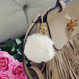 Pom Pom Purse Poof in Cream: Alternate View #2