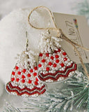 Pom Pom Hat Earrings: Alternate View #2