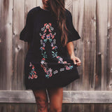 Poppy Lace Dress in Black: Alternate View #2