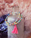 Rainbow Chip Bracelet in Pink: Alternate View #1