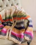 Rainbow Fisherman's Sweater: Alternate View #2