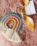 Rainbow Key Chain in Pink: Alternate View #2