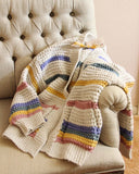 Rainbow Fisherman's Sweater: Alternate View #1