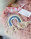 Rainbow Wall Hanging in Gray: Alternate View #2