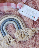 Rainbow Wall Hanging in Gray: Alternate View #3