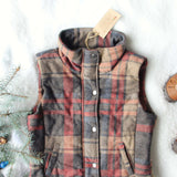 Rainier Plaid Vest in Gray: Alternate View #2