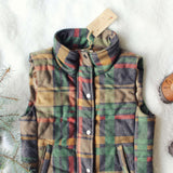 Rainier Plaid Vest in Mustard: Alternate View #2