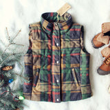 Rainier Plaid Vest in Mustard: Alternate View #1