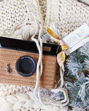 Retro Camera Tote in Black: Alternate View #2