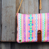 Rio Cross Body Tote in Peach: Alternate View #2