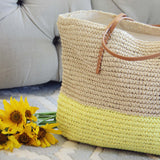 Arizona Dipped Tote in Yellow: Alternate View #2