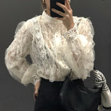 Romantic Lace Blouse: Alternate View #2