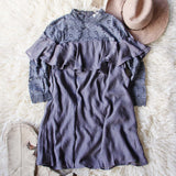 Rosalyn Lace Dress in Gray: Alternate View #3