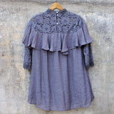 Rosalyn Lace Dress in Gray: Alternate View #5