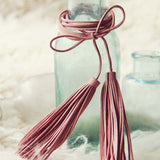 Rose & Fringe Choker Necklace: Alternate View #2