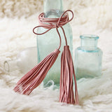 Rose & Fringe Choker Necklace: Alternate View #1