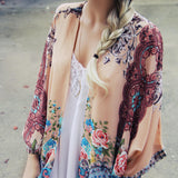 Rose & Saffron Duster: Alternate View #3