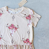 Roseville Tee in Sand: Alternate View #2