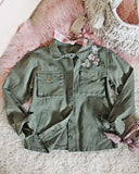 Army Rose Shirt Jacket: Alternate View #1
