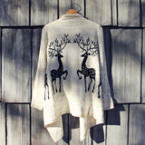 Reindeer Knit Sweater: Alternate View #1