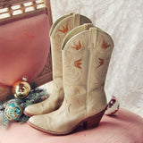 Rust & Stone Vintage Boots: Alternate View #1