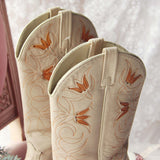 Rust & Stone Vintage Boots: Alternate View #3