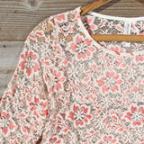 Rusted Lace Top: Alternate View #2