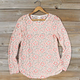 Rusted Lace Top: Alternate View #1