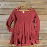 Rusted Rose Thermal in Burgundy: Alternate View #1