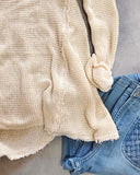 Rusted Rose Thermal in Cream: Alternate View #4