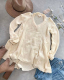 Rusted Rose Thermal in Cream: Alternate View #3