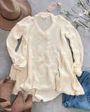 Rusted Rose Thermal in Cream: Alternate View #2