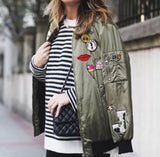 The Patches Bomber Jacket: Alternate View #2