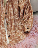 Sable Paisley Shirt Jacket: Alternate View #4