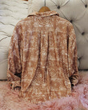 Sable Paisley Shirt Jacket: Alternate View #5