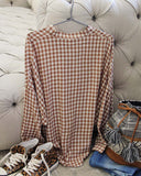 Sadie Plaid Tie Top: Alternate View #3