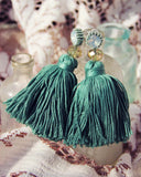 Sage Boom Earrings: Alternate View #2