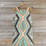 Native Sage Beaded Dress: Alternate View #1